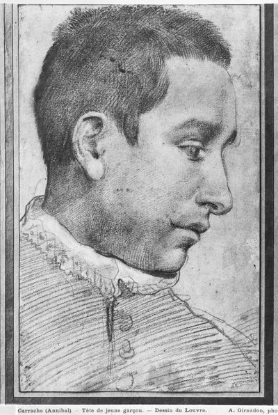 Porträt eines jungen Mannes von Annibale Carracci